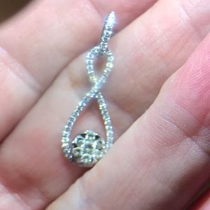 14kt Solid Gold, Diamond Pendant